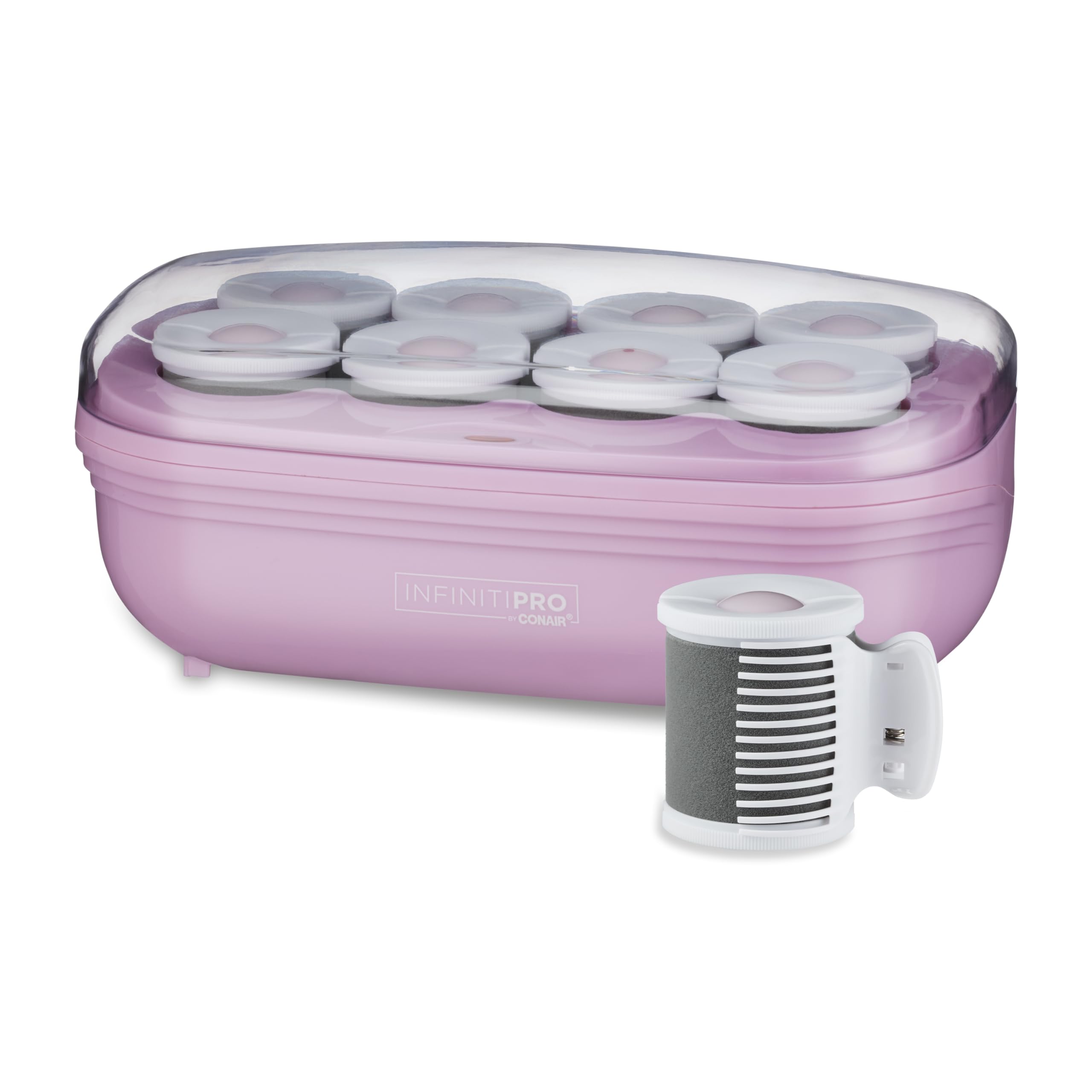 Photo 1 of Conair Hot Rollers Hair Curlers for Long, Medium and All Hair | Heated Rollers with Hair Roller Clips Included | 2-inch Rollers | Amazon Exclusive