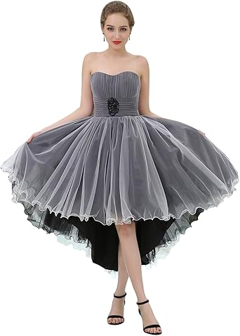 strapless knee length cocktail dress