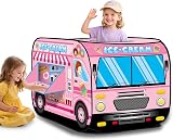 deAO Ice Cream Truck Foldable Play Tent for Indoor Outdoor Playhouse Kids 3 4 5 view 1