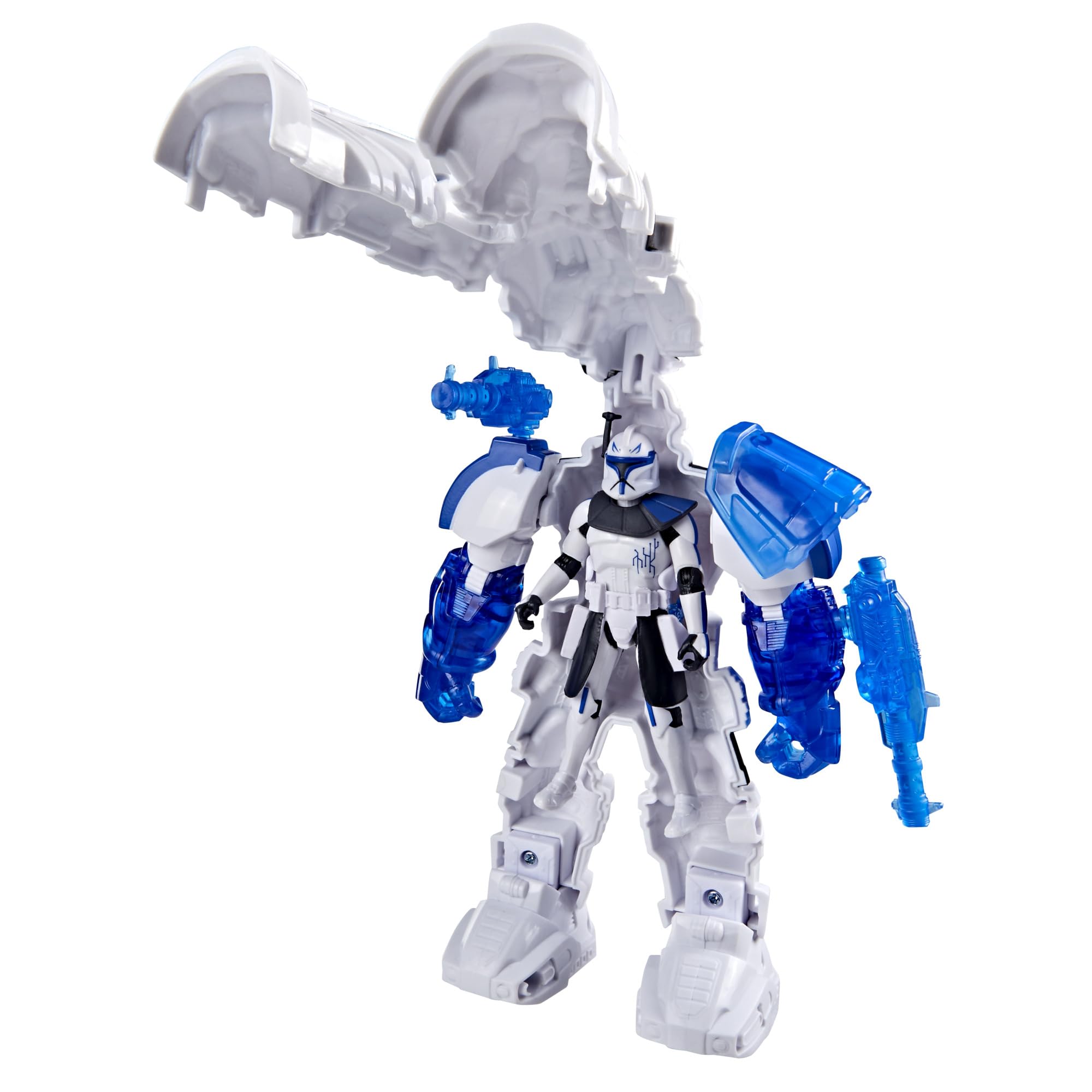 STAR WARS Epic World of Action Clone Captain Rex Mech Force Suit, 6.5-Inch Mech Suit & 4-Inch Action Figure, Toys for Boys & Girls, Christmas Stocking Stuffer Gifts, Ages 4+ (Amazon Exclusive)