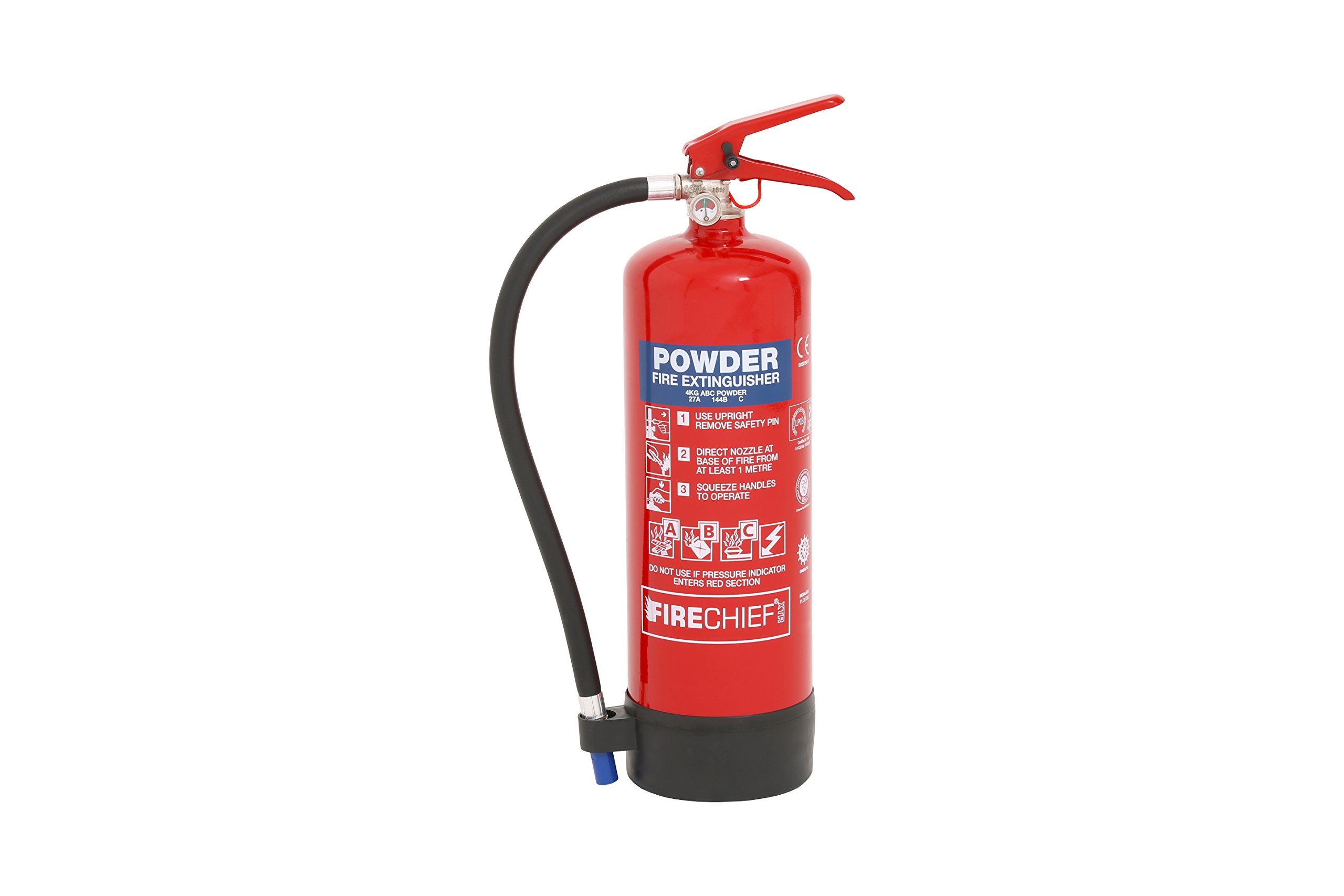 Firechief FXP4 Powder Extinguisher, XTR, 4 kg, Red