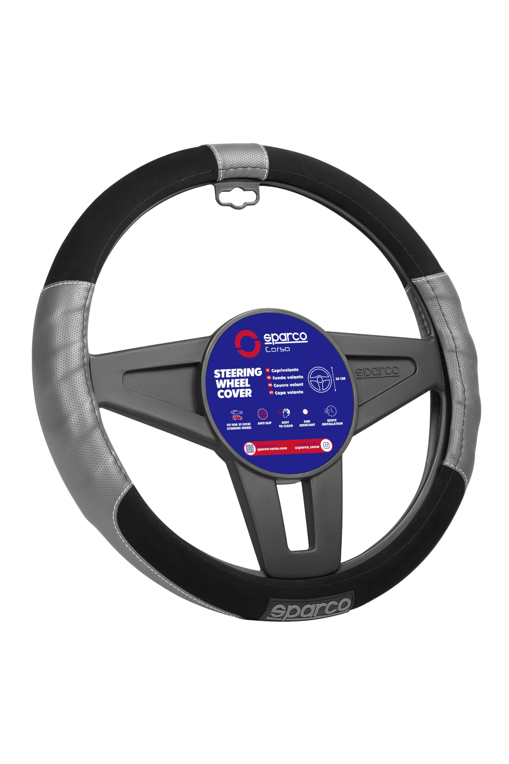 SPARCO SPC1108GR, Black/Grey