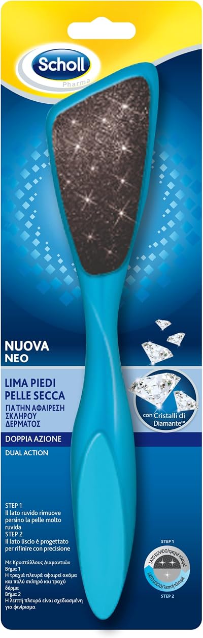 Scholl Diamond Crystal Foot File Callus Corn Remover Rough Smooth Grip
