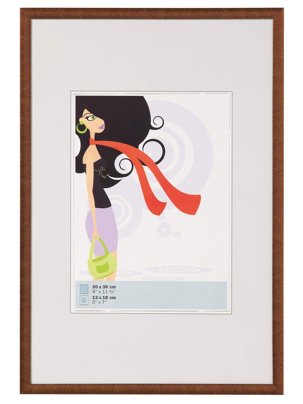 walther Design Picture Frame bronze 20 x 25 cm New Lifestyle Plastic Frame KV025J