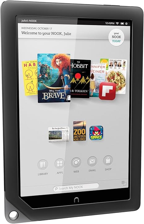 Amazon Com Barnes Noble Nook Hd Bntv600 Gry 9 Inch 16 Gb