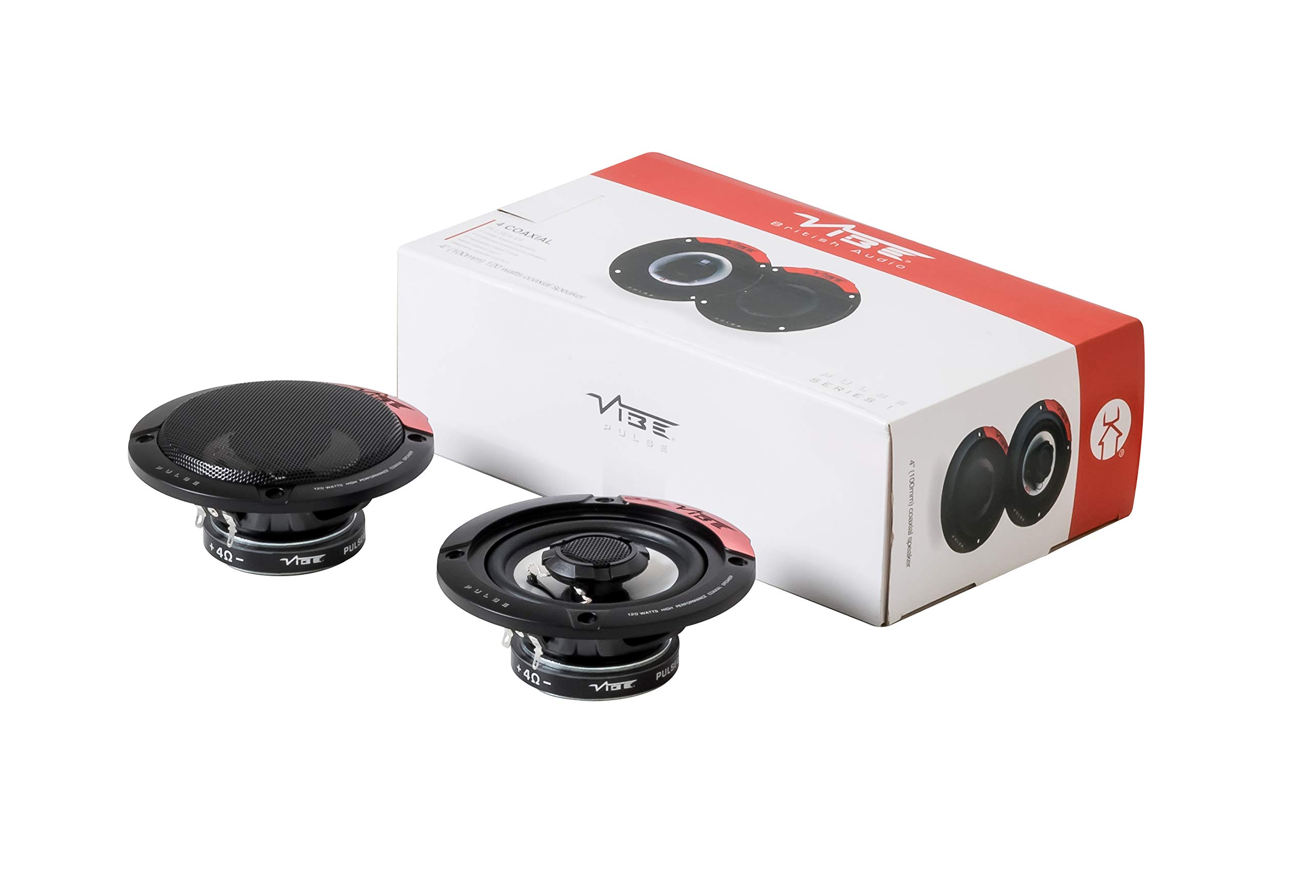 VIBE Pulse 4” Coaxial speaker - 40/120 W (RMS/MAX), Black