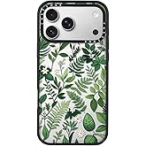 Clear TPU Phone Case Cover for iPhone with Design, Drop Protection, Cute Case for Girl Women (Clear-Green Leaf, iPhone 17 Pro)