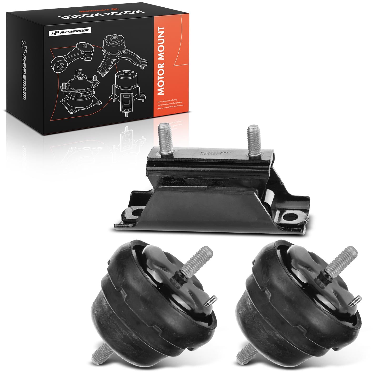 Photo 1 of A-Premium 3PCS Engine Motor Mount and Transmission Mount Set Compatible with Ford Ranger 1985-1997 & Mazda B2300 1994-1997, L4 2.0L 2.3L, Replace# ZZL039340, ZZL039340A