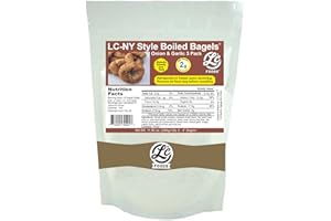 LC FOODS Low Carb NY Style Onion Garlic Bagels 3 Pack | High Protein & Fiber | Hand Crafted | Fresh Baked | Diabetic Friendly | Amazing Taste & Texture | Perfect for Breakfast (11.85 Oz)