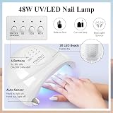 Phoenixy Gel Nail Polish Set with Lamp Starter Kit 36 Colors 48W UV Lamp view 4