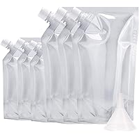 Concealable And Reusable cruise sneak flask Liquor Pouches flask kit Sneak Alcohol flask hide drinking flask kit (8OZ3…