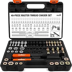 HORUSDY 48-Piece Thread Chaser Set, UNF UNC and