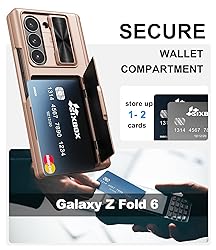 SIXBOX for Samsung Galaxy Z Fold 6 Case with Card