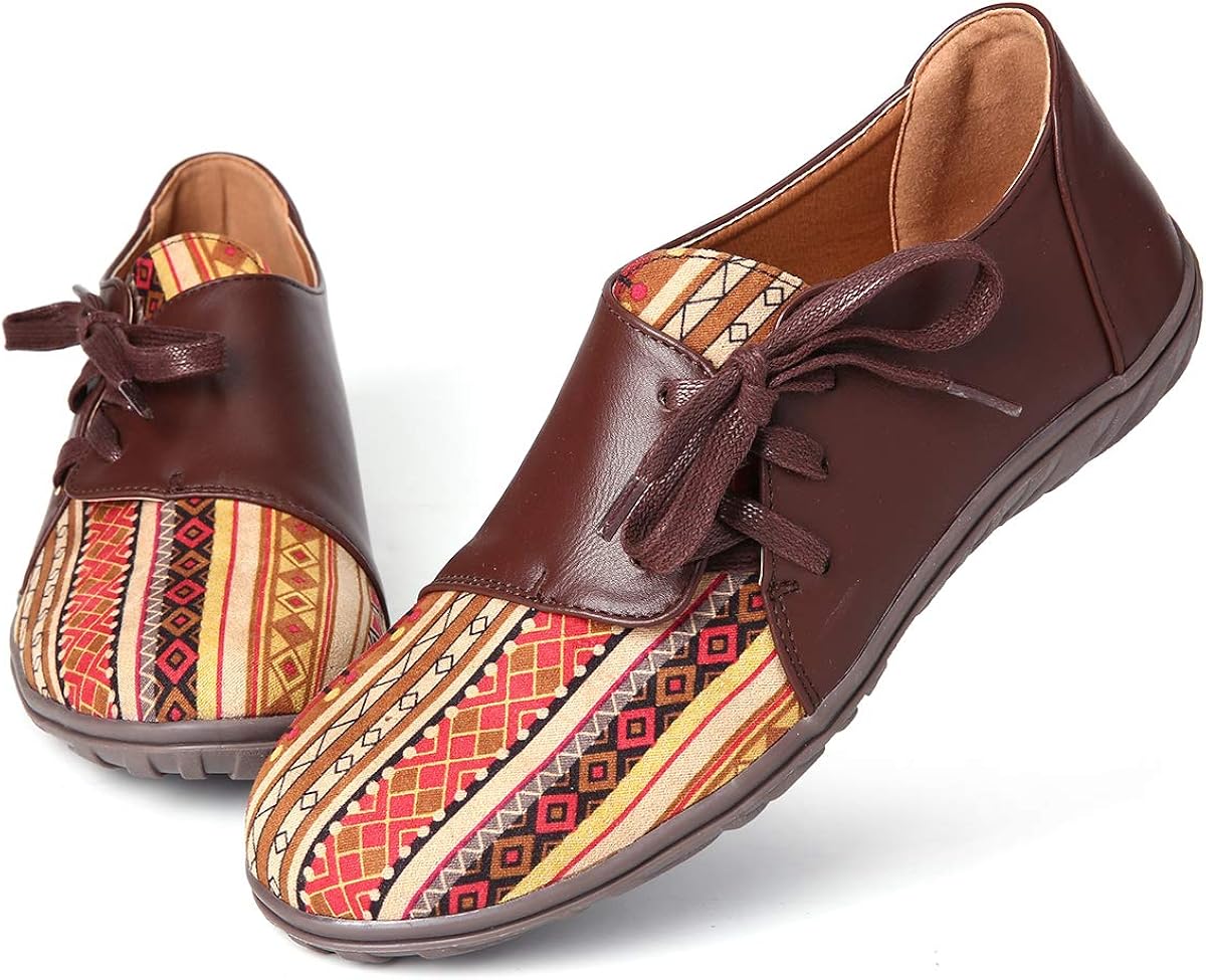 colourful leather shoes