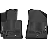 Husky Liners Weatherbeater Floor Mats | Fits 2014-2019 Kia Soul | Front Row, 2-pc Black - 17381