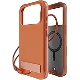 BodyGuardz Performance Pro Compatible with iPhone 17 Pro Case - Shockproof 18FT Drop Rating - Compatible with MagSafe - Temperature Regulating Technology - Kickstand (Rust Or)