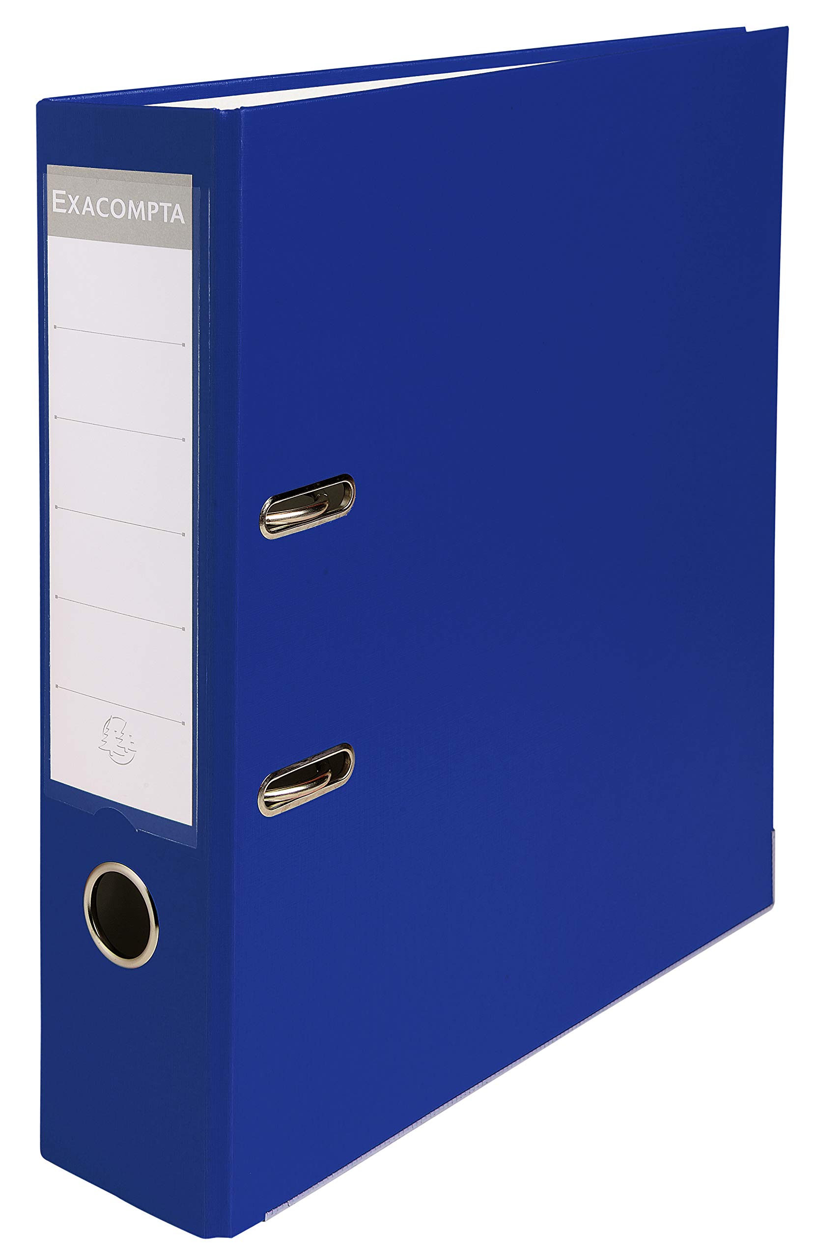 Exacompta - Ref 918407B - PP Lever Arch File - 320 x 290mm in Size, Suitable for Storing A4 Documents, 75mm Spine, Reinforced Finger Pull & Bottom Edge - Blue