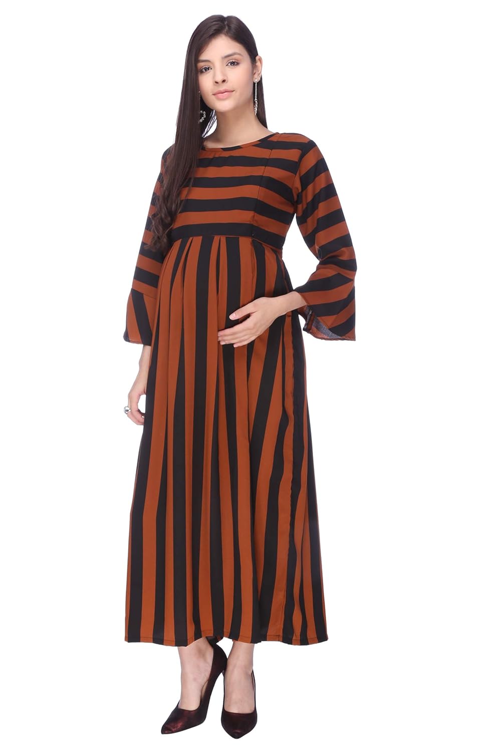 Buy Momtobe Women S Cotton Maternity Dress Pregnancy Dress Easy Breast Feeding Breastfeeding Dress Western Dress With Zippers For Nursing Pre And Post Pregnancy At Amazon In