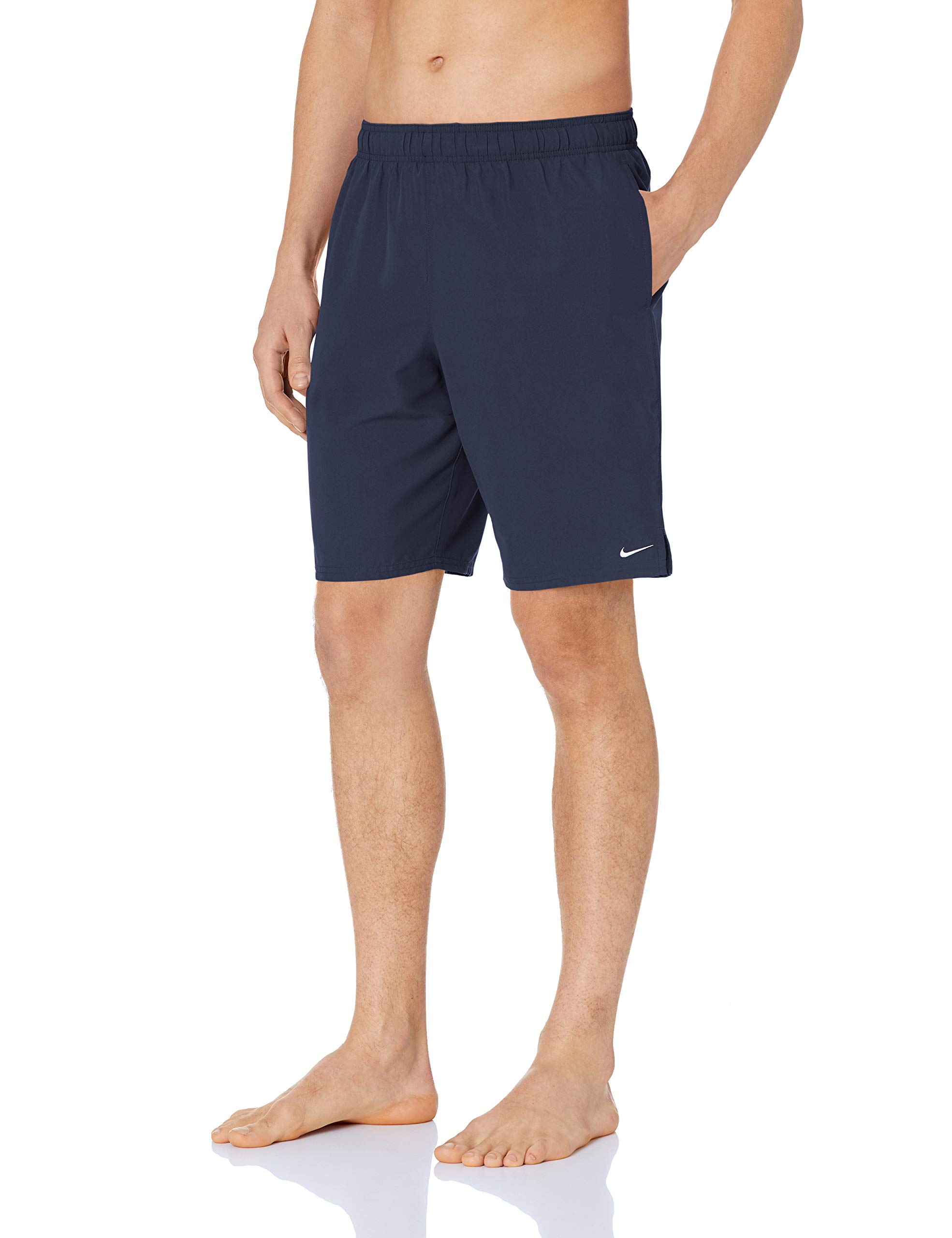 Nike Men's Standard Solid Lap 9" Volley Short Swim Trunk Beachwear