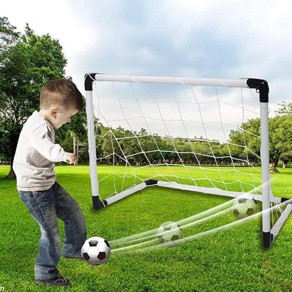 ZJM Soccer Goal for Toddlers Age 35, Portable Backyard