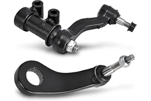 AngyMeck 2PC Front Left Right Steering Pitman & Idler Arm Suspension Kit for Chevy Silverado 2500/3500 HD 2011-2019 for GMC Sierra 2500/3500 HD 2011-2019 K400018 K440019 6.0L 6.6L
