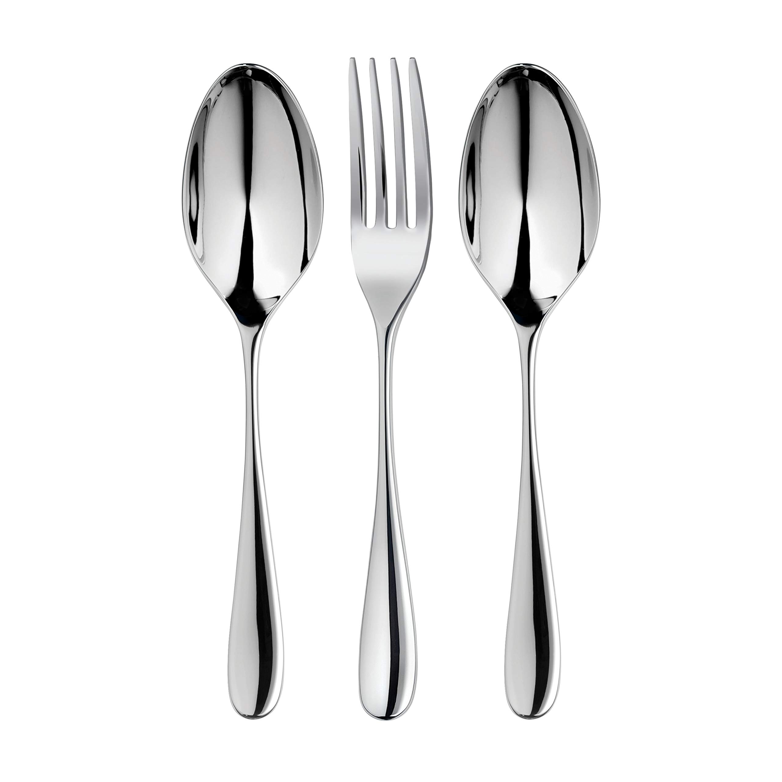 Robert Welch Arden Bright Cutlery Serving Set, 3 Piece. Made from Stainless Steel.