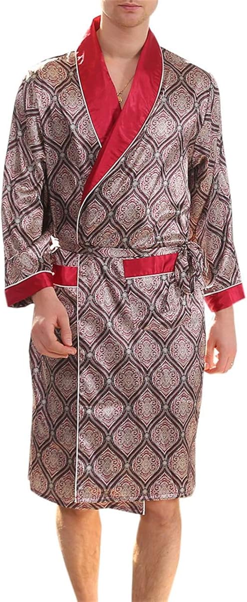 mens dressing gown thin
