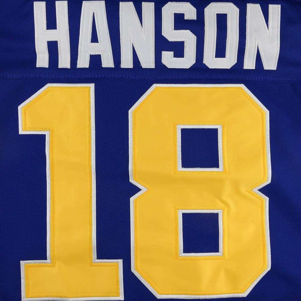 vinking Hanson Brothers Jersey, Charlestown Chiefs 16,17,18 Slap Shot Ice Hockey Movie Jersey: Clothing