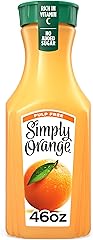 Simply Orange Pulp Free Orange Juice Bottle, 46 fl oz