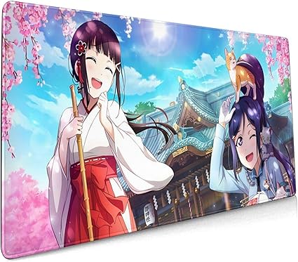 Amazon ラブライブ 2 ゲーミングマウスパッド 大型 マウスパッド ゲーミング かっこいい 大型 キーボードパッド ラップトップマット滑り止め オフィスや自宅用 Unbeanded パソコン 周辺機器 通販