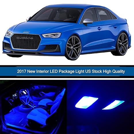 Amazon Com Ocpty Package Kit Blue Automotive Light Bulbs 13 Pack