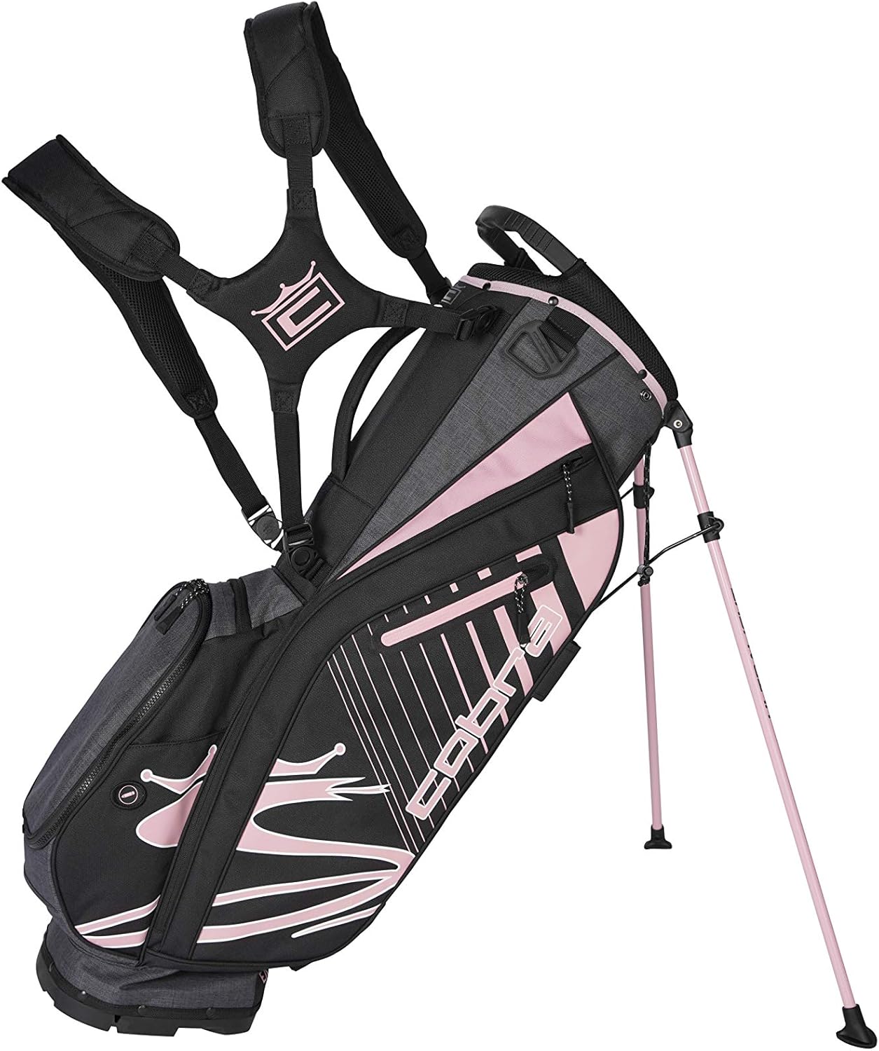 Cobra Golf 2020 Ultralight Stand Bag (Black-Rose Gold) : Sports & Outdoors