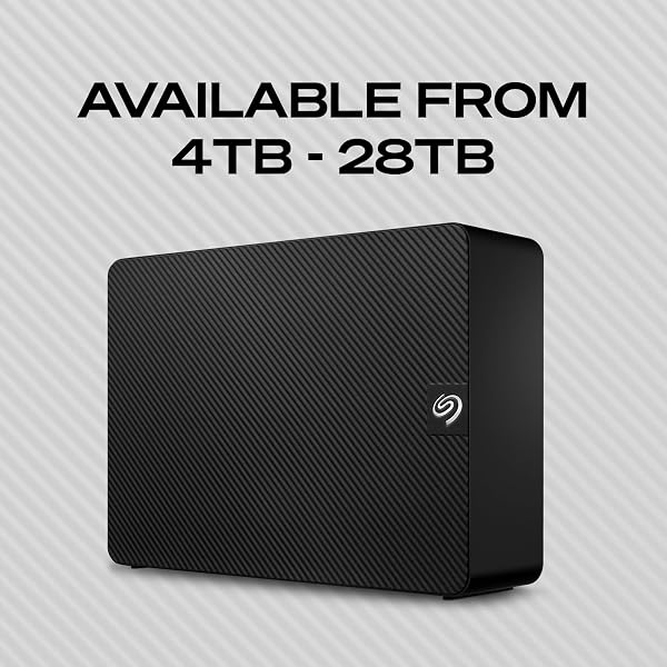 SEAGATE EXPANSION 12TB EXTERNAL HARD DRIVE HDD – USB 3.0, WITH RESCUE DATA RECOVERY SERVICES (STKP12000400)