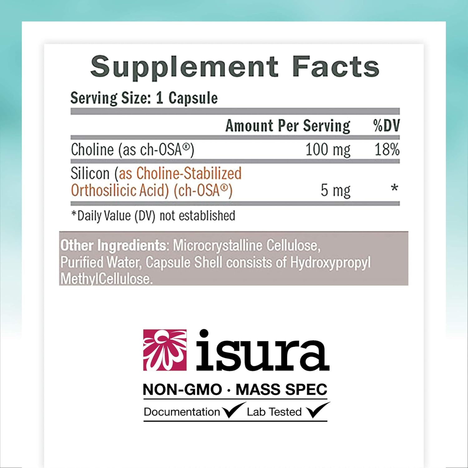 BioSil by Natural Factors, Hair, Skin, Nails, Supports Healthy Growth and Strength, Vegan Collagen, Elastin and Keratin Generator, 120 capsules (120 servings): Health & Personal Care