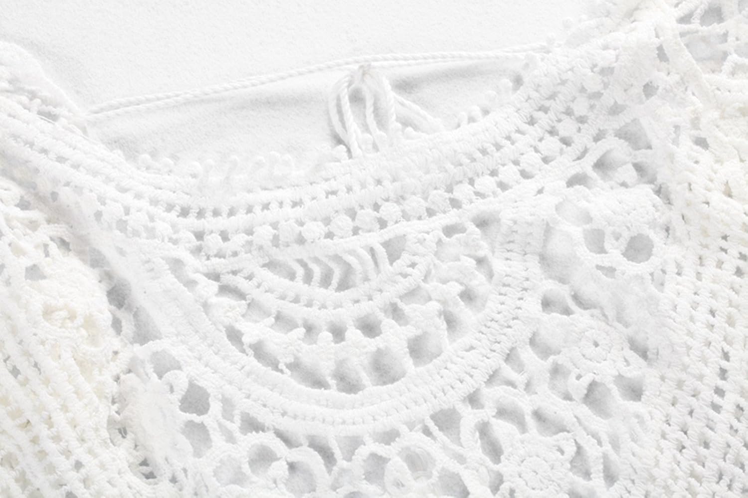 Jeasona Women’s Bathing Suit Cover Up Crochet Lace Bikini Swimsuit Dress at  Women’s Clothing store
