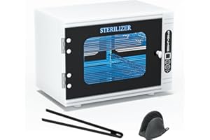 Yofuly Sterilizer for Esthetician, 12L Large Sterilizer for Nail Tools, Multi-Functional Nail Cleaning Box, Large Capacity Cleaning Cabinet for Home Use, Barbers, Beauty Salons, and Spas