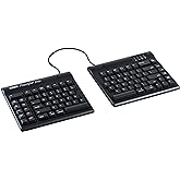 KINESIS Freestyle2 Blue Wireless Ergonomic Keyboard for Mac (9" Standard Separation), Dark Gray