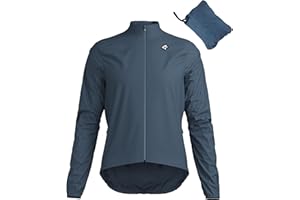 LAMEDA Cycling Jacket for Men Women Windbreaker Lightweight Packable Breathable Cycling Bike Jacket with Reflective Strips