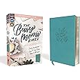 NIV, The Busy Mom's Bible, Leathersoft, Teal, Red Letter, Comfort Print: Daily Inspiration Even If You Only Have One Minute