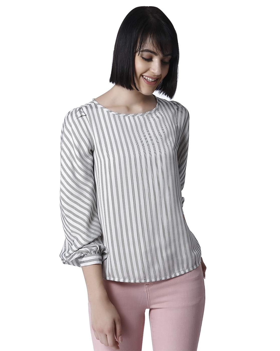 Women's Striped Regular Fit Shirt