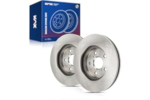 KAX 11.65in Front Disc Brake Rotors Pair Replacement for Toyota Sienna 2004-2010, Toyota Camry 2002-2006, Toyota Avalon 2005-2007, Toyota Solara 2004-2008, Lexus ES300 2002-2003