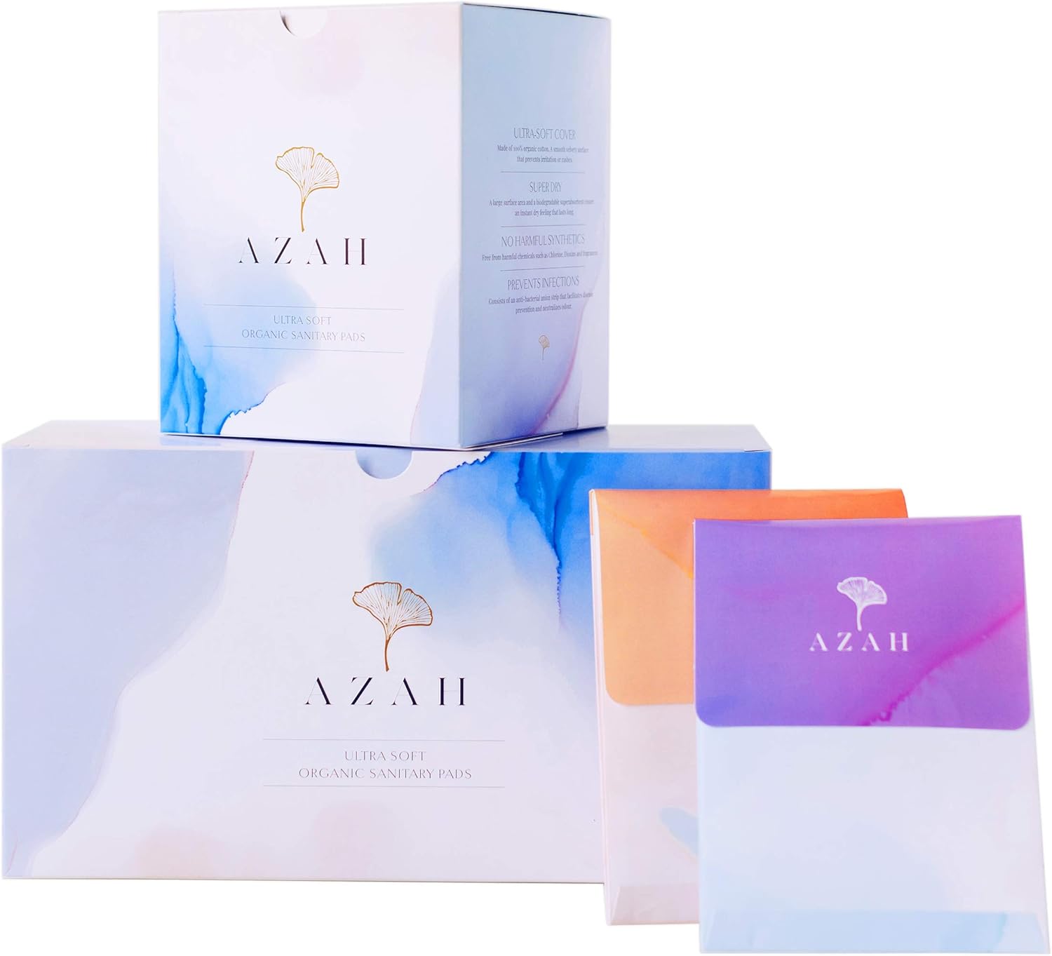 Azah Rash-free Organic Sanitary Pads 
