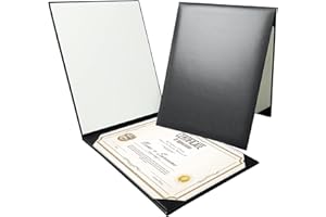 Gradplaza Graduation Diploma Cover Black Diploma Holder for Certificate 8.5''x 11''