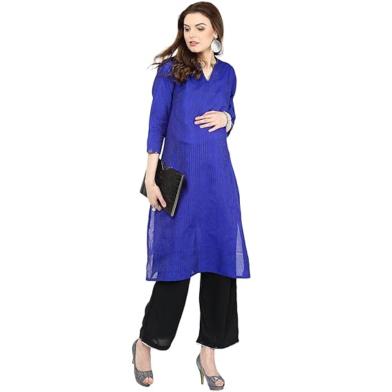 Maternity Cotton Straight Aline Kurta for womens