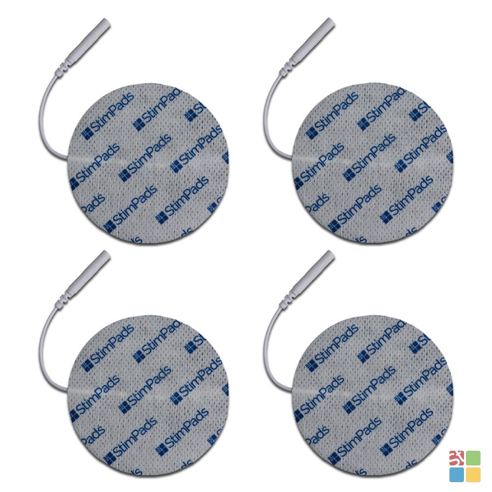 StimPads redondos mm Pack de unidades de alto rendimiento electrodos TENS EMS