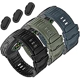 VELEYOK 26mm Quickfit Silicone Watch Bands Compatible with Garmin Fenix 8 Pro/quatix 8 51mm/Fenix 7X/7X Pro/6X/6X Pro/5X/5X Plus/3 HR/Enduro 3 2/Descent Mk3i 51mm/Mk2i/Tactix 8/7 pro/epix Pro 51MM