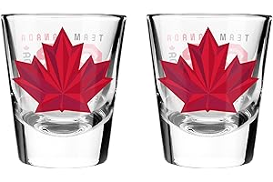 Hockey Canada 2oz Shot Glass, 2-Pack
