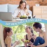 GUANFU 20 Pack Meal Prep Containers 28 oz BPA Free Microwave Safe Lids view 7
