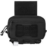 KRYDEX Tactical Drop GP Pouch 8x5 Belt Utility Pouch with Tourniquet Holder