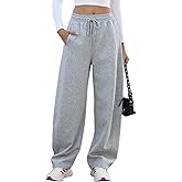 DISCIPBUSH Baggy Barrel Sweatpants Women - Lightweight Tall Long Wide Leg Sweatpants Women Lounge Pants Sweats Barrel Joggers